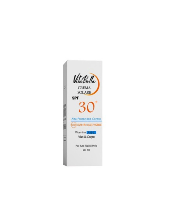 کرم ضد آفتاب spf۳۰ بی رنگ حجم ۴۰ میل ویتابلا