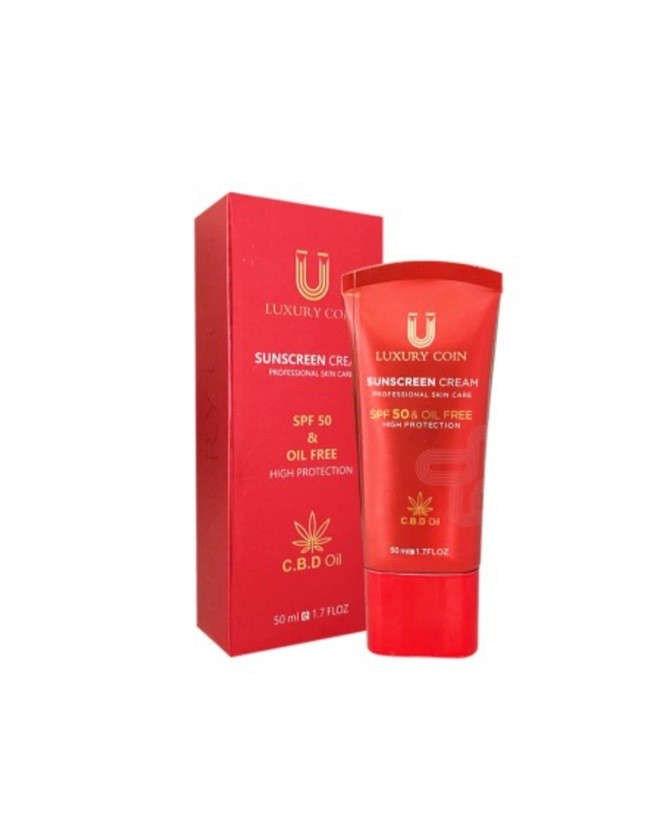 کرم ضد آفتاب spf ۵۰ لاکچری کوین